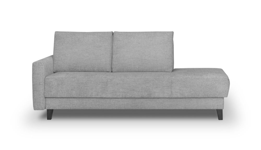 Sofa z funkcją  spania  ruchome oparcie szara - od ręki