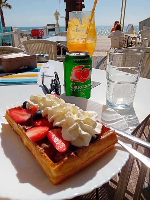 Snack bar na Praia de Quarteira