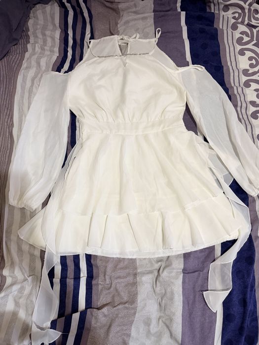 Vestido cor perola