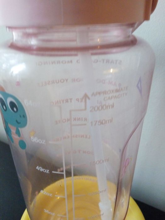 Bidon na wodę, 2 litry, dinozaury