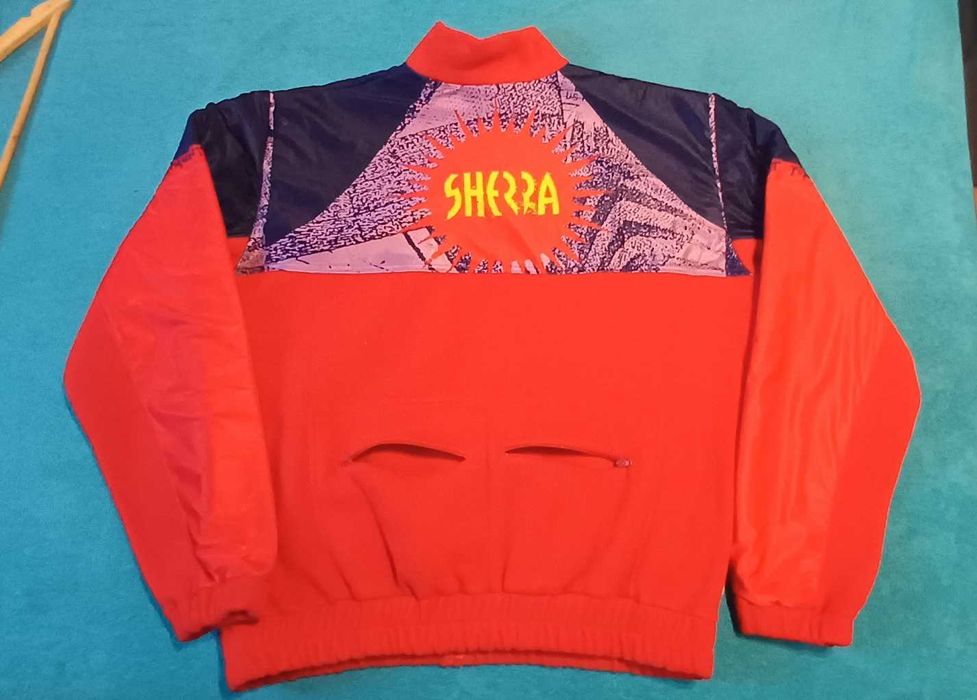 Kurtka bluza rowerowa XXL retro Sherpa