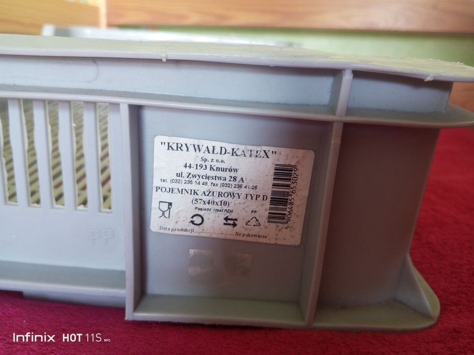 Pojemnik ażurowy typD (57/40/10)