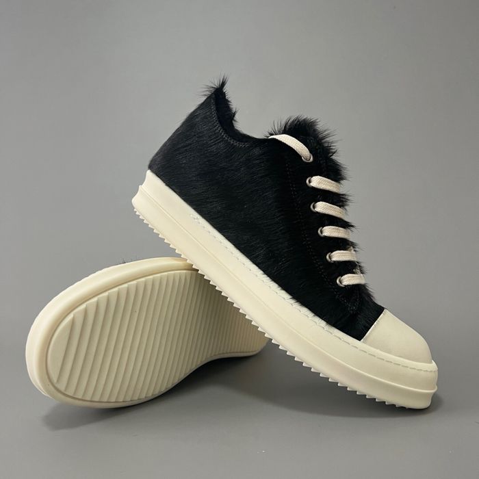 Нові Кеди Rick Owens Ramones Low Pony Hair/38-44/Преміум якість!