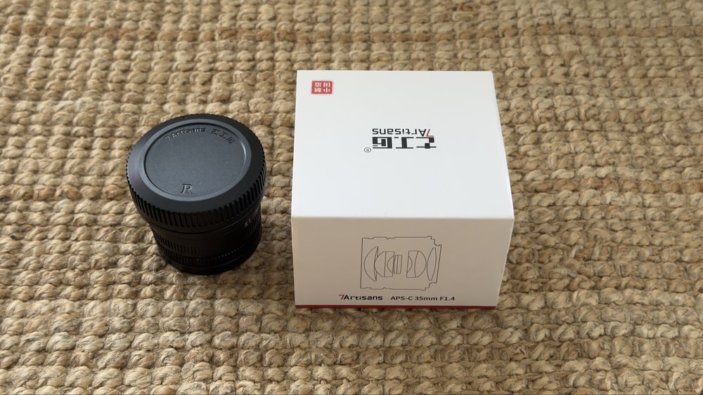 7Artisans 35mm f/1.4 APS-C Canon RF — nova, por estrear