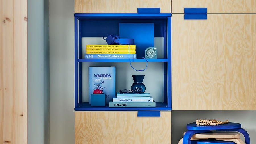 System IKEA PLATSA / KALBADEN front szuflady, żywy efekt sosny, 60x20 cm