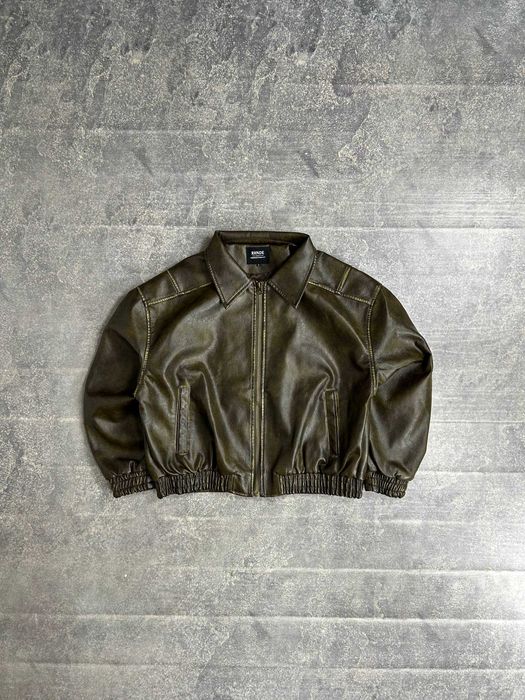 Бомбер коричневий куртка зіпка курточка archive jacket