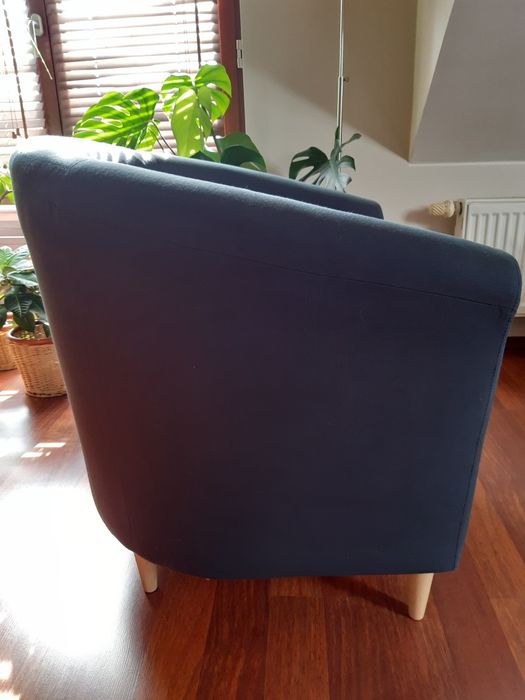 Fotel IKEA szary.