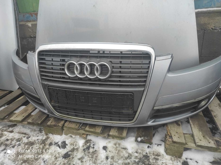 Audi A6 C6 LY7H maska zderzak błotnik lampa wzmocnienie pas
