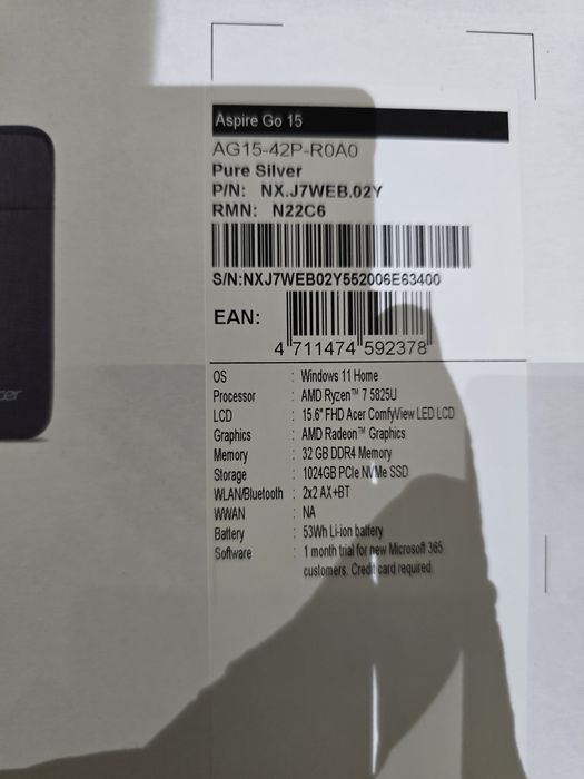 Acer aspire go 15