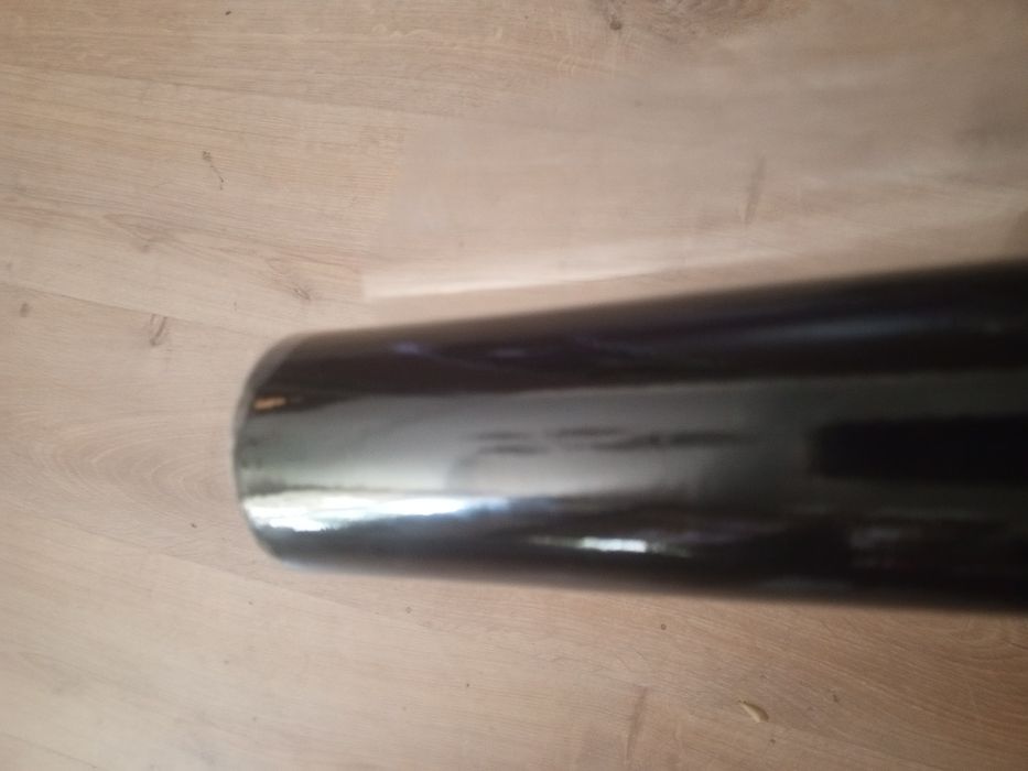 Okleina meblowa samoprzylepna czarny połysk