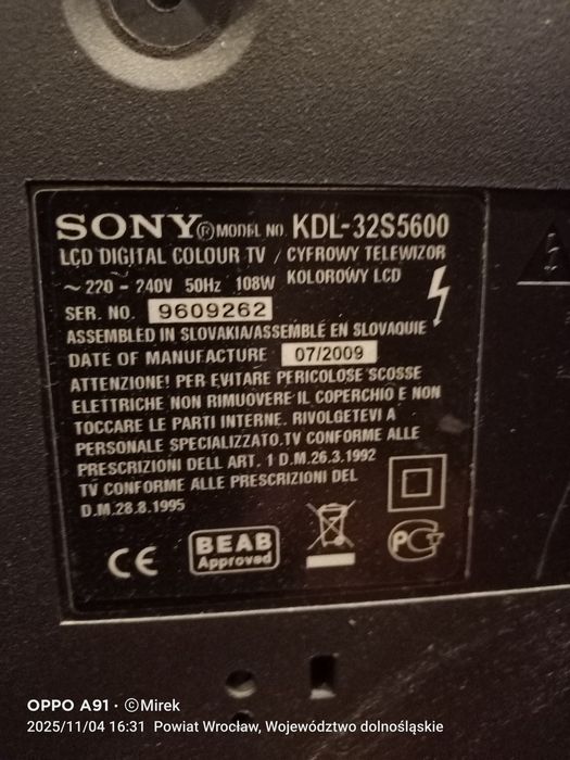Telewizor Sony Bravia
