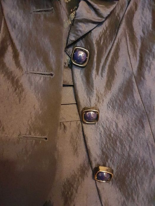 Garsonka sukienka weselna plus żakiet rozmiar 42