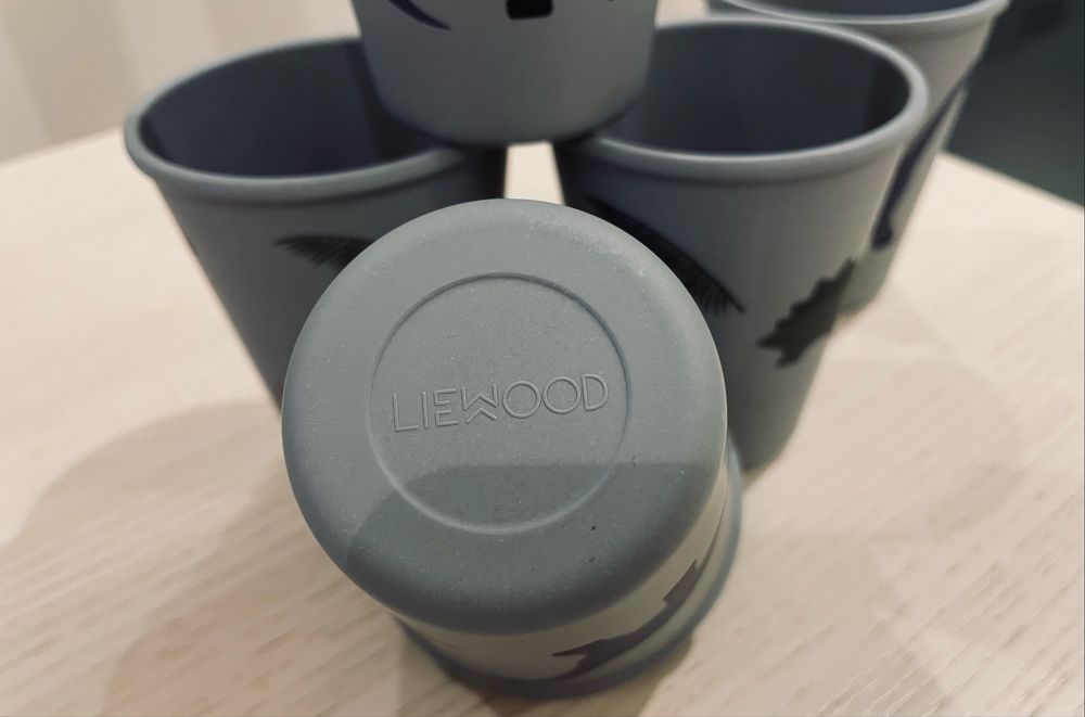 Чашки Liewood Dinosaurus/Mist