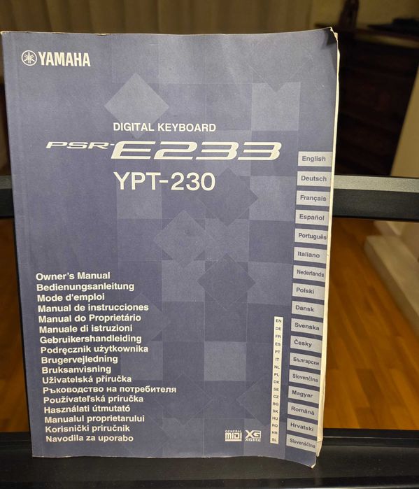 Teclado Yamaha PSR-E233431628438230814723