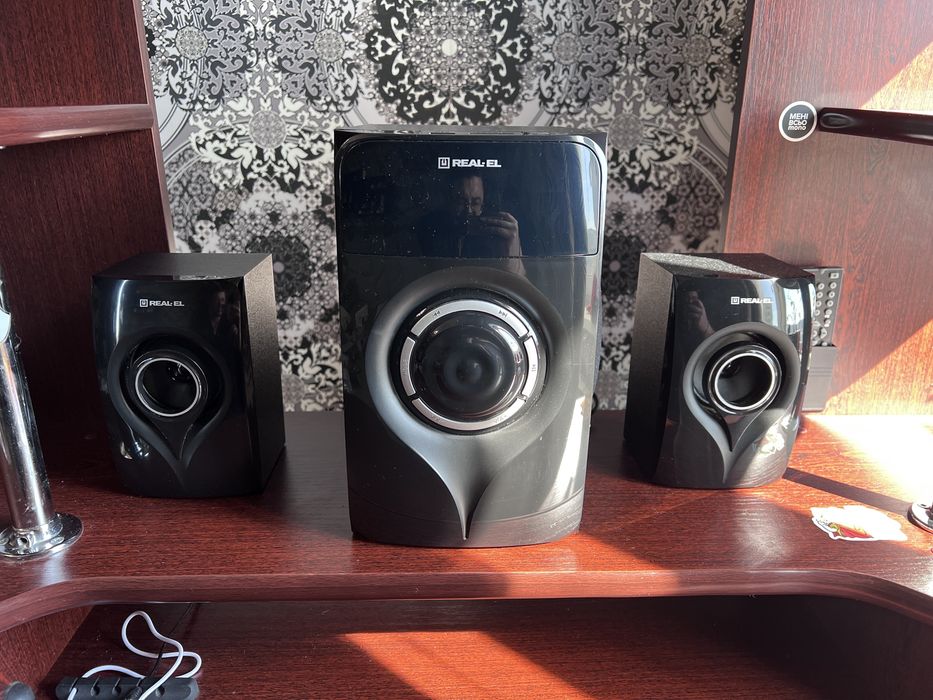 Колонки Real-EL M-370, Мультимедійна акустична система, Сабвуфер