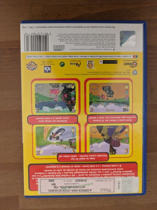 Jogo PS2 ( PlayStation 2 ) Wacky Races: Mad Motors (Opt.Estado)