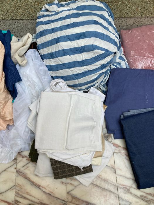 Conjunto de tecidos antigos