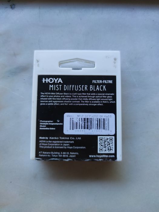 Filtro HOYA Mist Diffuser Black N° 0.5 (55mm)