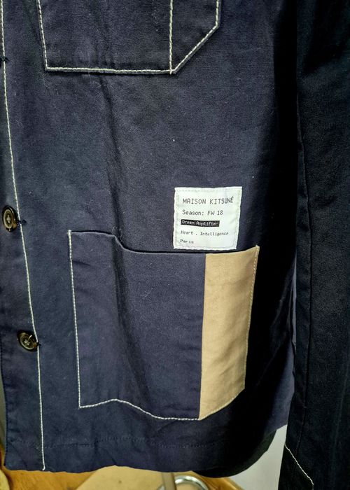 MAISON KITSUNE PARIS roz. XL lekka kurtka męska premium