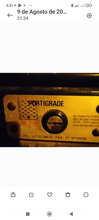 Vendo 5 Grades 3 Montras + 2 Portas completas com fechaduras/chaves