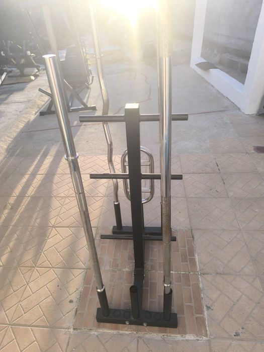 Barras musculação 28mm (direitas + W + tríceps)
