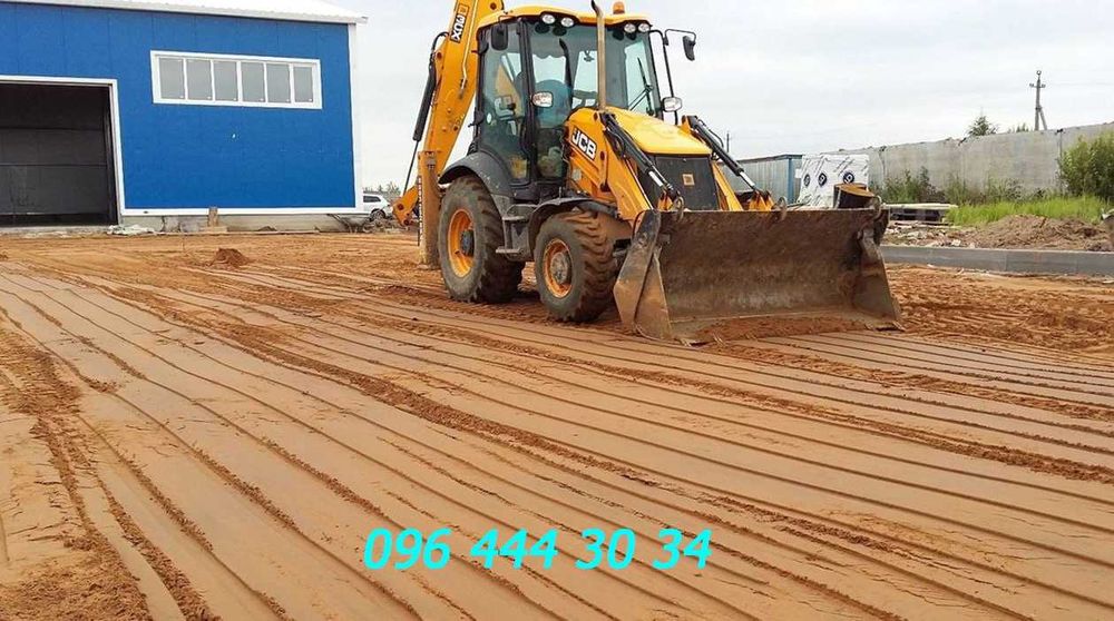 Экcкaватop JCB-3. Bывoз Mусopa,Гpyнтa.Пoдсыпкa,oтсeв,щeбeнь.Kaмaзы Дaф