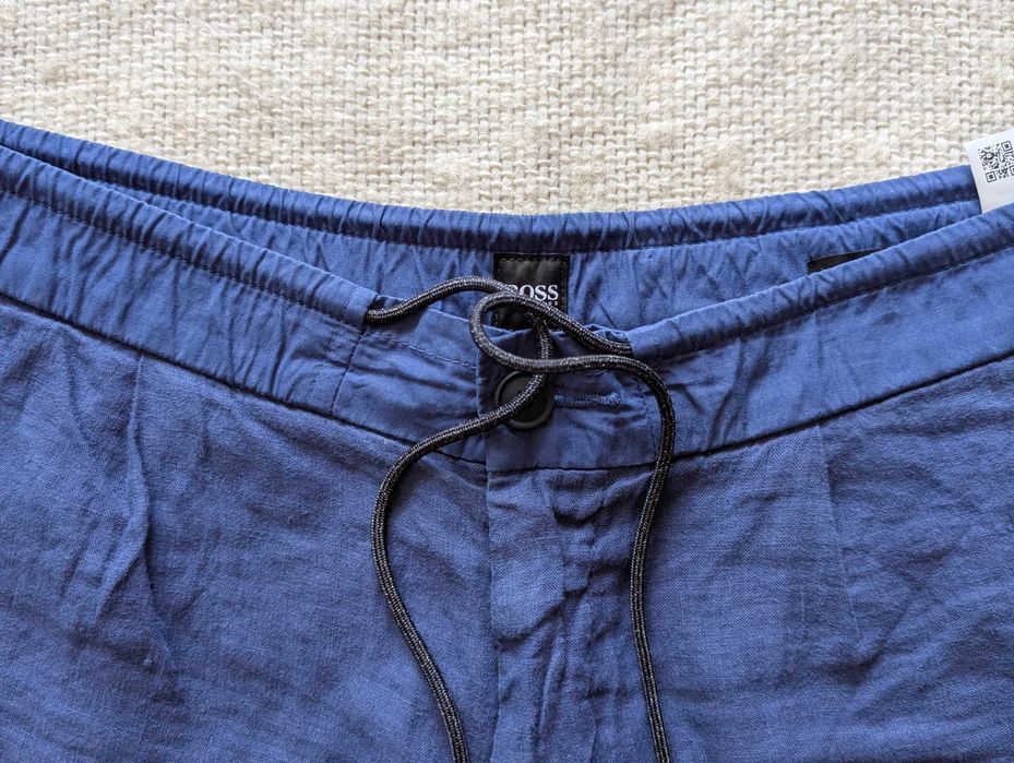 Spodenki męskie lniane Hugo Boss