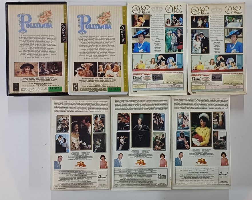 Kasety VHS z filmami