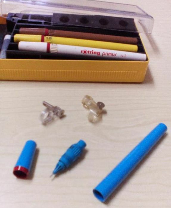 Canetas Tinta da China Rotring Primus..
