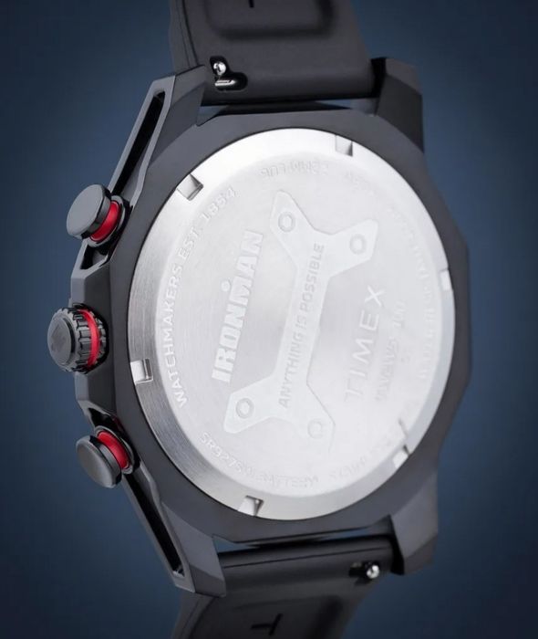 Męski Zegarek Timex Ironman Adrenaline Pro Black, wodoszczelny WR100