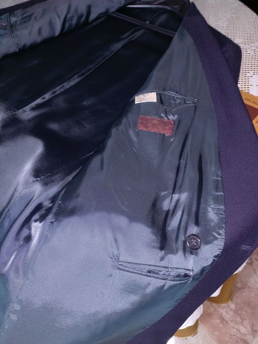 Blazer de homem azul escuro