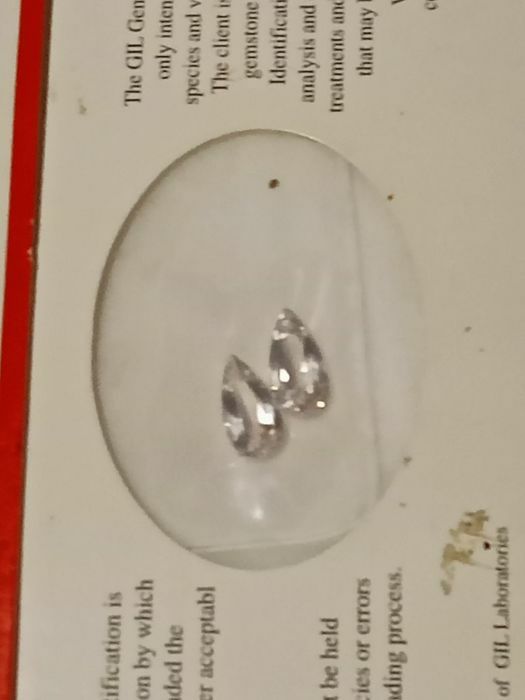 Morganit na złote kolczyki , pierścionek - 1.76 ct - Certyfikat GIL