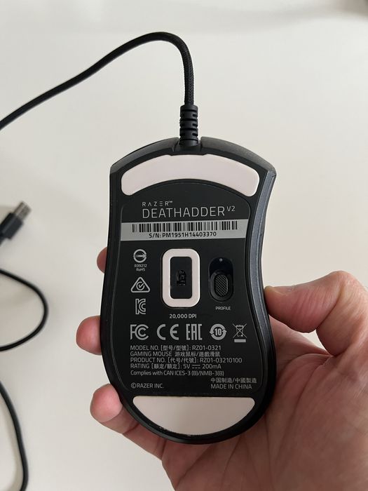 Rato/Mouse Razer DeathAdder V2 com fio64354261163778122