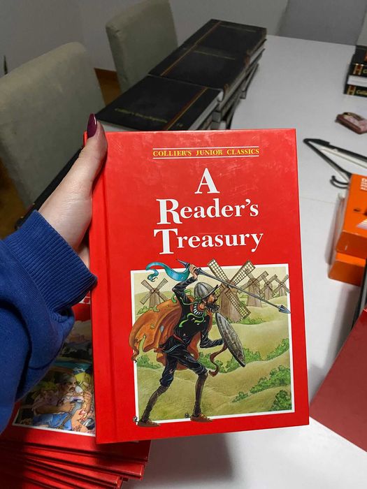 Coleção de livros ingleses Collier's Junior Classics 4-16