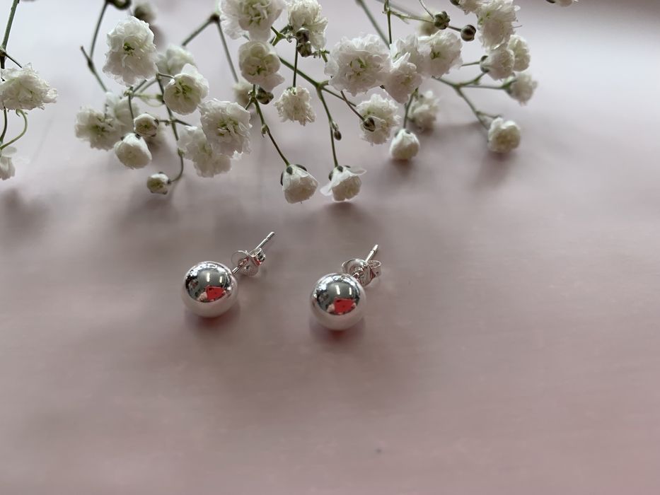 Срібні сережки цвяшки