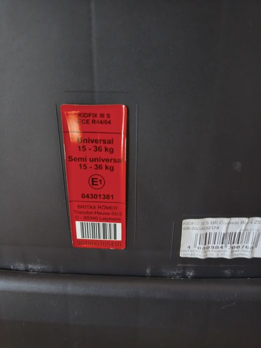 Britax Romer Kidfix 3 - pasuje do Volvo!