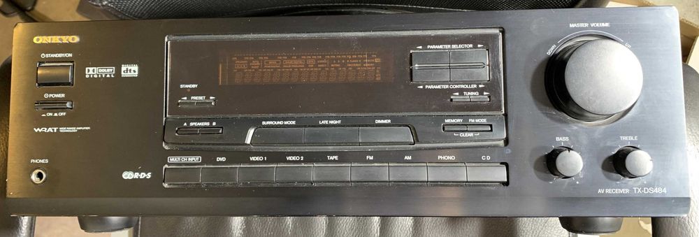 Amplituner ONKYO TX-DS484 z pilotem