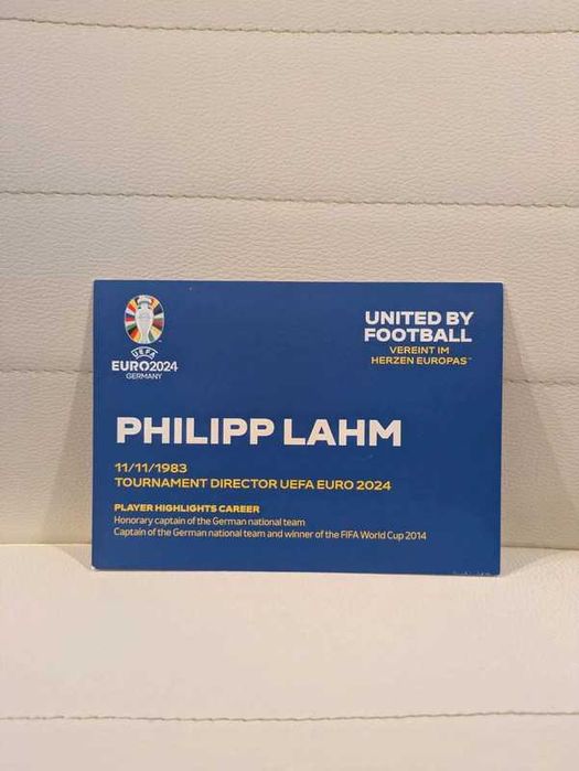 Autógrafo Original de Philipp Lahm – UEFA Euro 2024