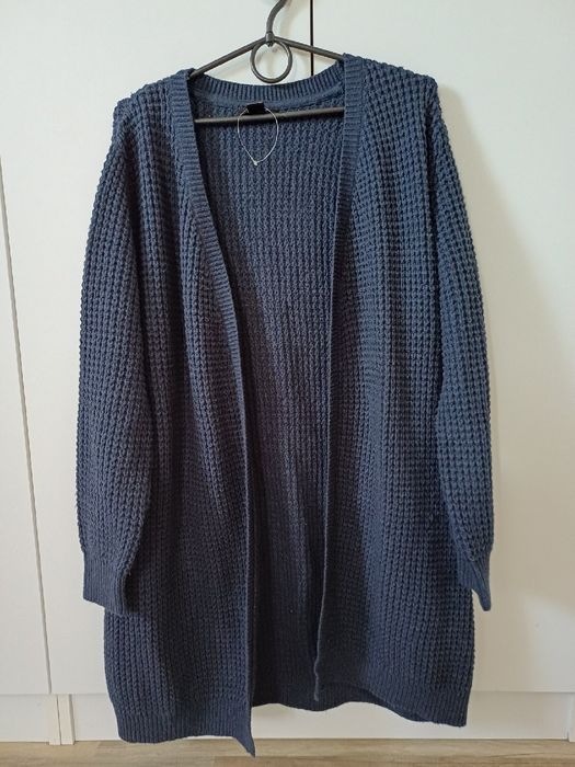 Długi granatowy sweter Esmara 34/36
