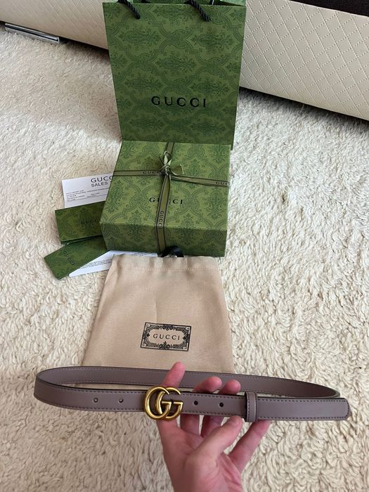 Od ręki pasek GG, Gucci, beige, komplet firmowy