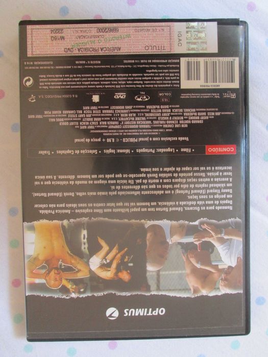 DVD América Proibida, com  Edward Furlong, Beverly D, Edward Norton
