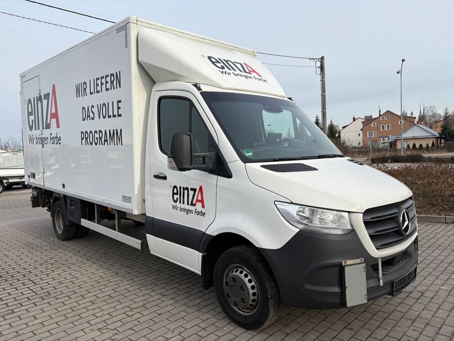 Mercedes-Benz Sprinter maxi 514 kontener + Winda  Mercedes Sprinter 514 maxi + Winda Idealny
