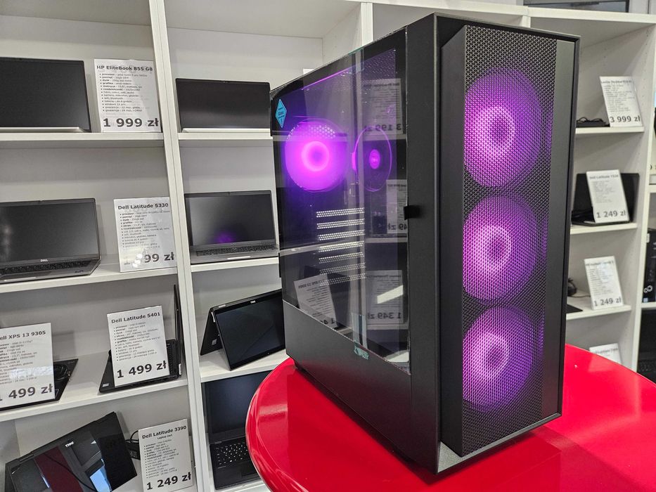 OD RĘKI Nowy Komputer Gamingowy Ryzen 5 16GB 512GB Vega 7 Win11 FV23%