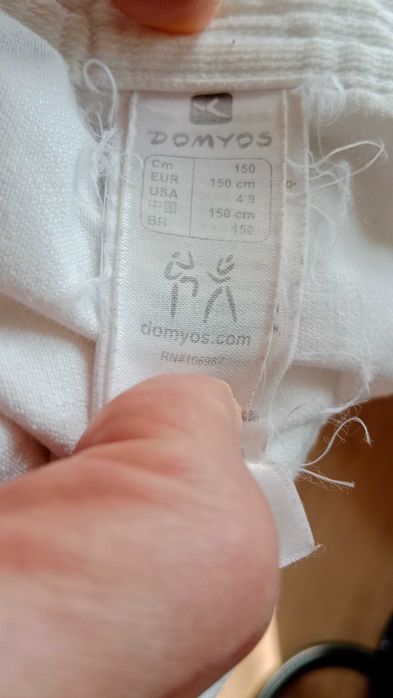 Kimono do karate z dodatkami