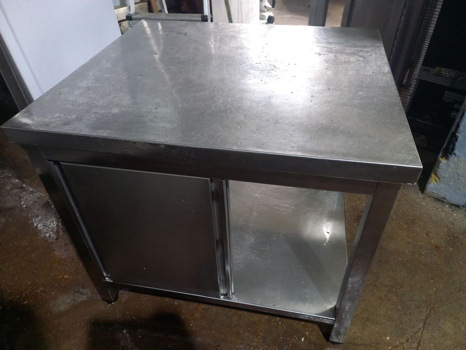 Bancada baixa inox