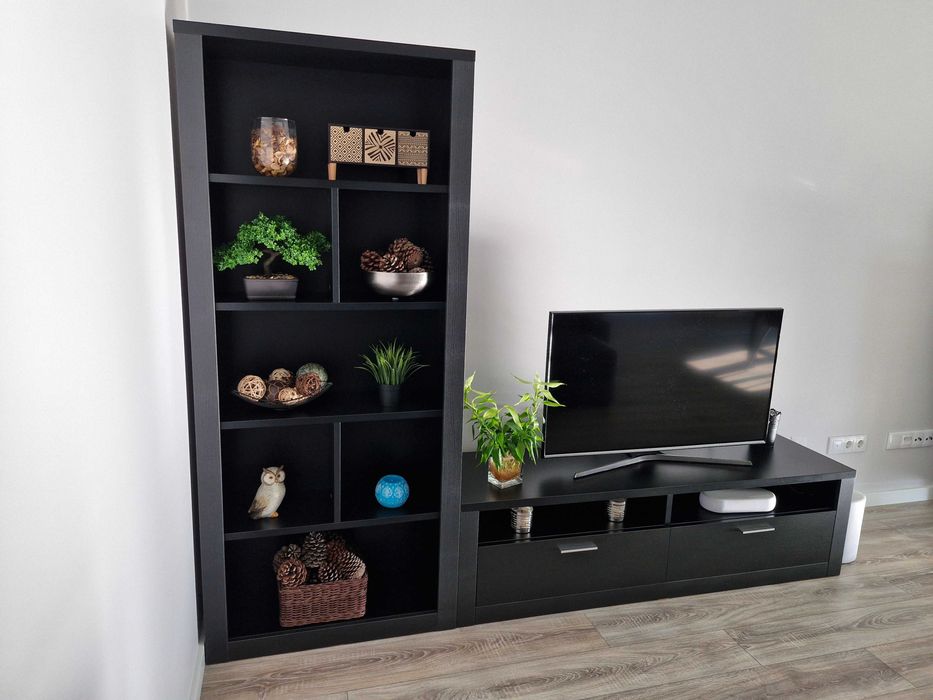 Movel TV + Estante Wengué