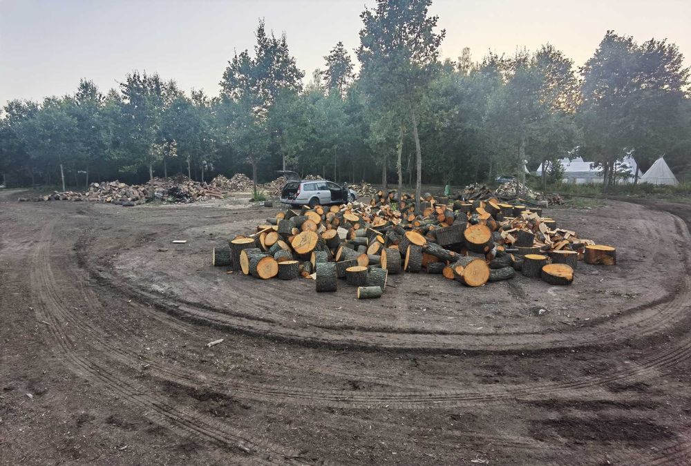 Drewno Kominkowe / Opałowe OLCHA , OWOCOWE pocięte / połupane do pieca