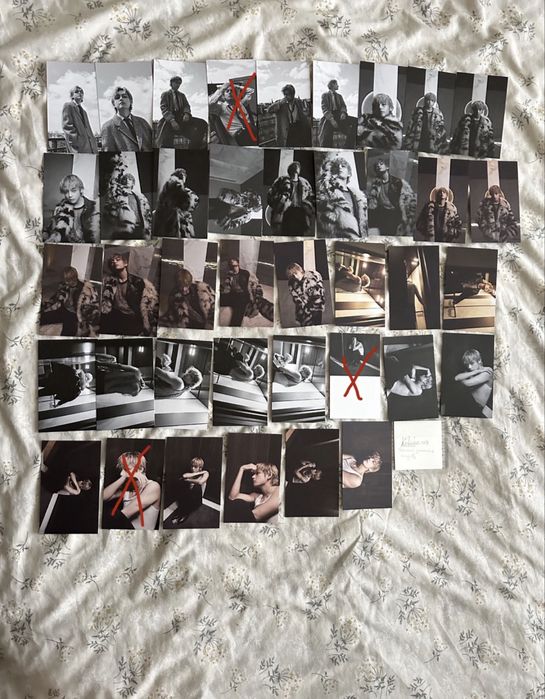 Офіційні листівки з фотобуку Тєхьона БТС BTS V - Rave cd/dvd