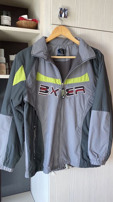 Чоловіча спортивна куртка BXER | Вітровка з капюшоном | Розмір S-M