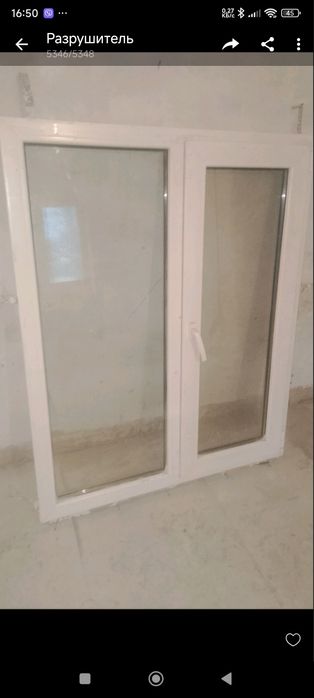 Металлопластиковые окна б.у и новые.